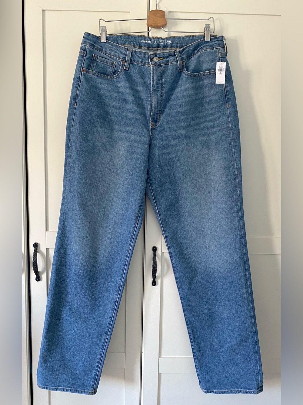 NWT Old Navy OG Loose High Rise Medium Wash Jeans | Relaxed 90s Denim | Size 16